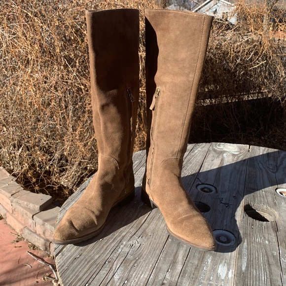Zara Woman Suede Riding Boots Size EU 40 US 9 - Picture 7 of 16